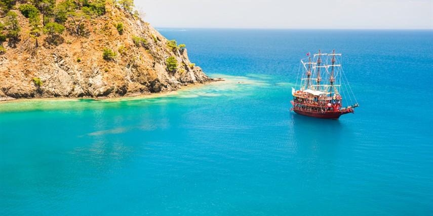  30 Ağustos Özel Antalya Olympos Adrasan Kemer Alanya Side Kekova Turu  4 Gece Otel Konaklaması