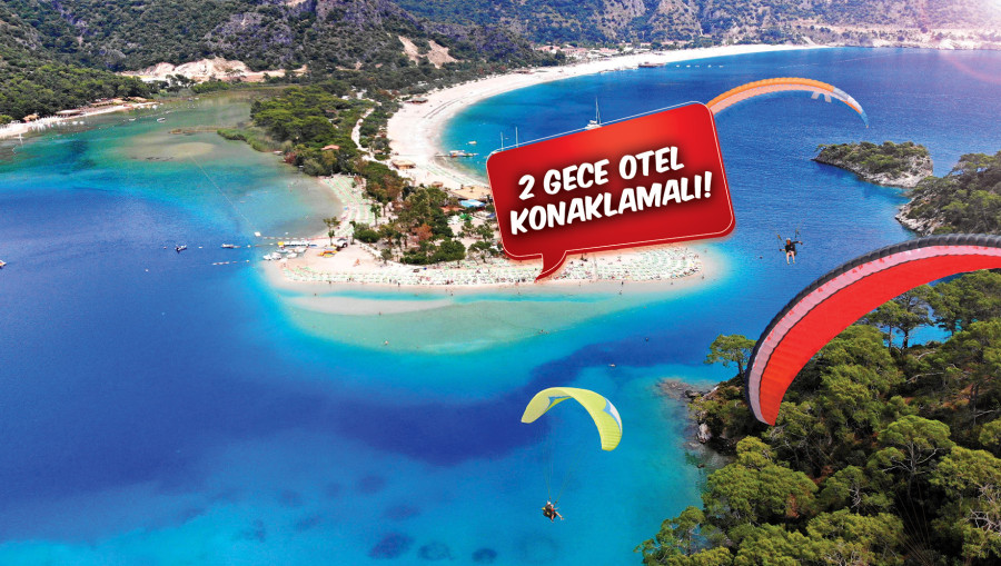 Likya Fethiye Ölüdeniz Gökova Yüzme ve Tekne Turu (3 Gece Otel Konaklamalı)
