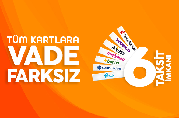 Vade Farksız 6 Taksit 